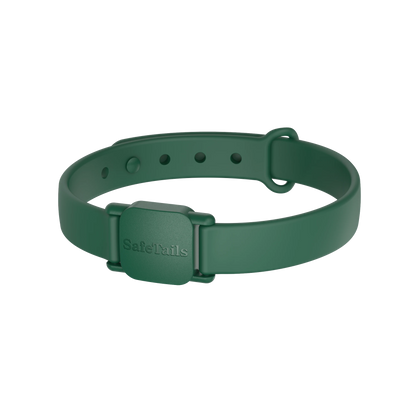 SafeTails Katzenhalsband – Waldgrün