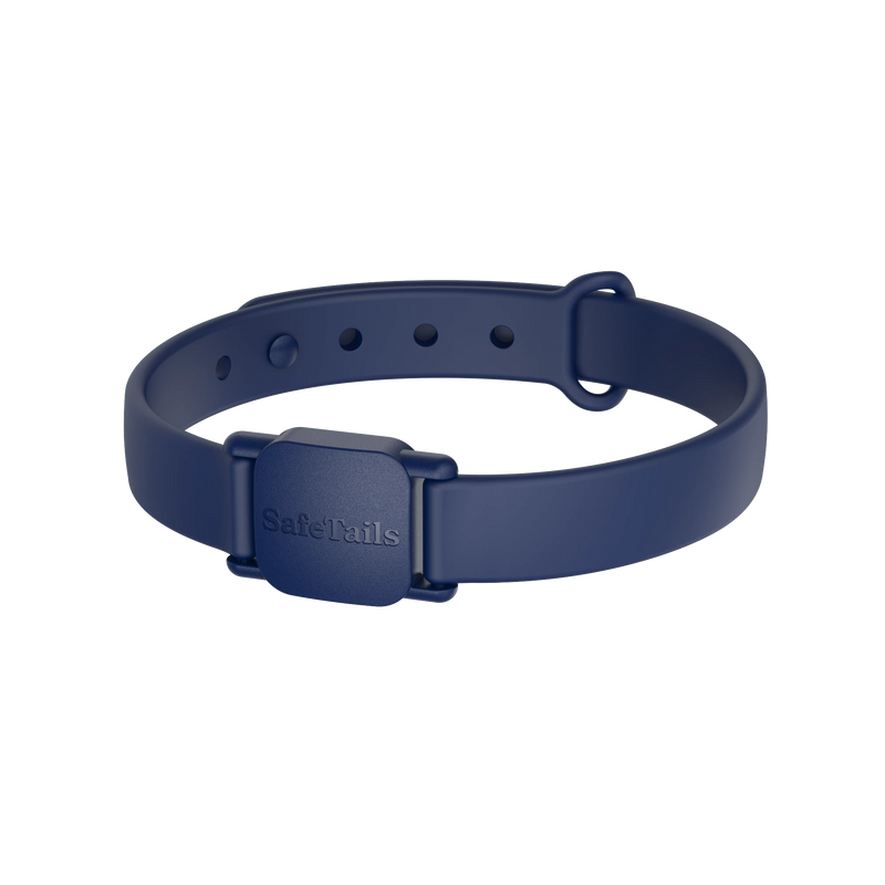 SafeTails Katzenhalsband – Marineblau